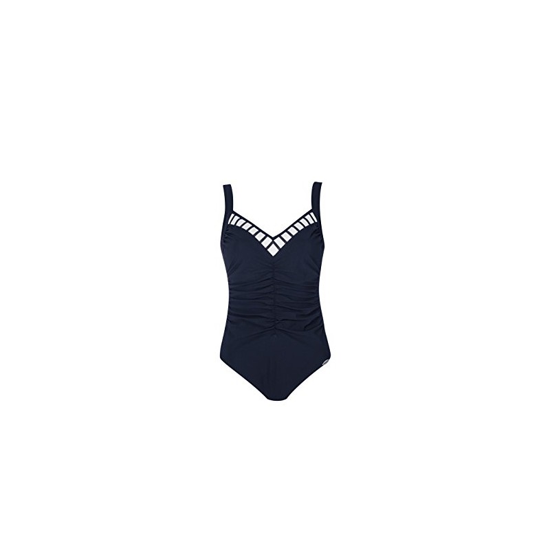 Sunflair Women's Badeanzug Basic Swimsuits, Blue (Nachtblau), 10 (Size: 40E)