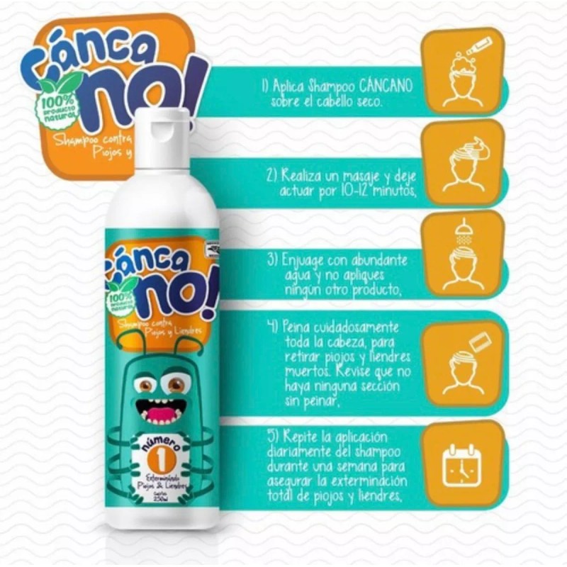 Facial Time Kit 3 Shampoo Anti Piojos Liendres Con Quassia