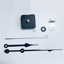 Clock Parts & Accessories New M2188 Wall Clock Movement Mechanism Long Thread Axis Length 22mm Quartz Clock Step-Movement with Hook and Black Hands