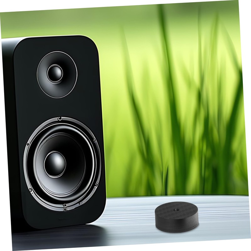 MERRYHAPY Carbon Fiber Speaker Isolation Feet Pads Vibration Pad for