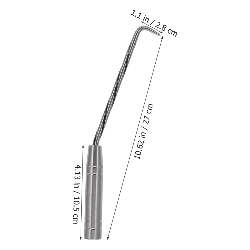 Housoutil Steel Hook Hooks Steel Curved Wire Tie Down Reinforcement