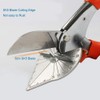 NUZAMAS Gasket Shear, Mitre Shear, Multi/Adjustable Angle Trim Cutter, Cutting