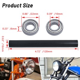 Mini Bike Steering Bearing Kit for Coleman CT200U BT200X CT200U-EX CT100U CC100X RT200 RT100 Predator 212cc 196cc 200cc 98cc 100cc 5.5hp 2.5 3.0hp Engine Parts 6900z 2PCs