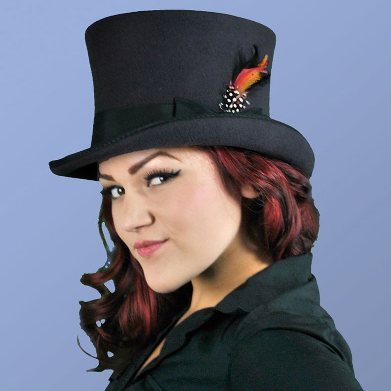 Jaxon Victorian Top Hat (7 1/4, Black)