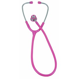 Veridian 05-10710 Pinnacle Series Stainless Steel Infant Stethoscope, Pink