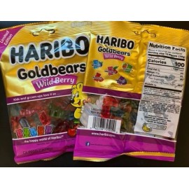 Haribo Goldbears *Limited Edition* WILD BERRY Flavored GummiGummy Bears {2 BAGS}