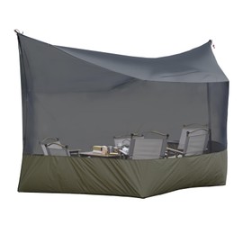 Onewind Camping Tarp Mosquito Net, Hammock Screen House, Tarp Mosquito Net Camping Lightweight Bugnet for Tarp 360 Degree Protection for Patio Backyard Hiking Backpacking, OD Green