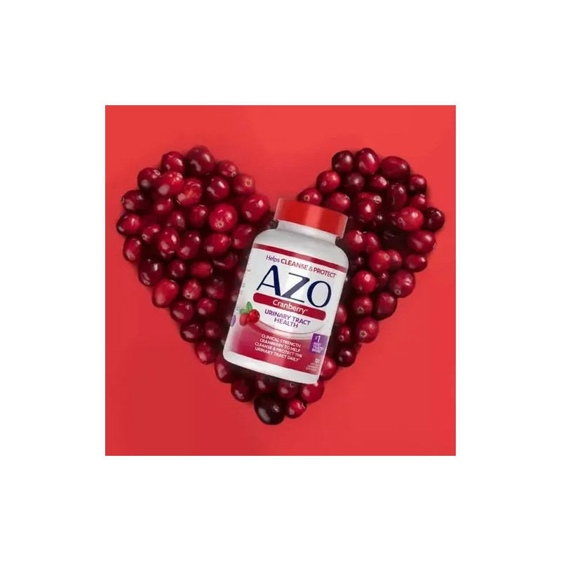 Suplemento Cápsulas Fibra Vitaminas Azo Sabor Arándano Rojo 130 100