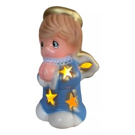 Liven&Decor 11 Recuerdo Para Bautizo Niño Ángel Centro De Mesa Lámpara