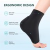 Promifun Achilles Tendon Heel Protector - Compression Padded Sleeve Socks