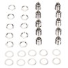 10Pcs XLR Male Socket 4 Pin Metal Panel Mount Male