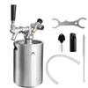 MRbrew 64oz Mini Keg Growler Portable Draft Beer Dispenser System