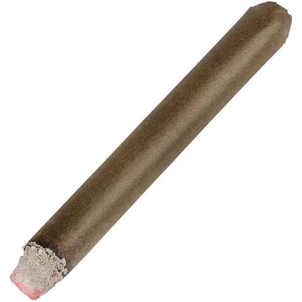 Zugar Land Realistic Looking Fake Stage Puff Cigar (1 Pack) (4.5") Faux Brown Cigar. Looks Like It's lid up.