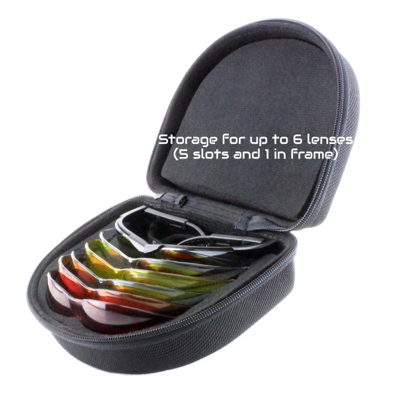 Titus 8 LENS CHANGEABLE SHOOTING SAFETY GLASSES EYE PROTECTION MULTI-LENS