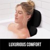 GORILLA GRIP Bath Pillow for Tub, Improved Suction Cups, Luxury