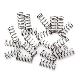 Musiclily Pro 10 x 4.5 mm Stainless Steel Springs for Strat Tele Electric Guitar Bridge String Tabs, Original Colour (Set of 10)