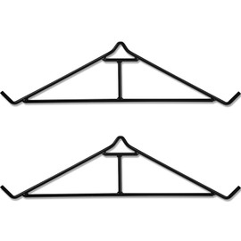 Gisafai 2 Pcs 1500 Lbs Hanging Gambrel Heavy Weight Gambrel Deer Game Gambrel for Hunting, Black