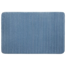 Mohawk Home 20" x 30" Augusta Bath Mat Sky Blue Machine Washable Non Slip Bathroom Rug