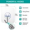 20 Pack Sticky Wall Hooks are Transparent and Thick, Could