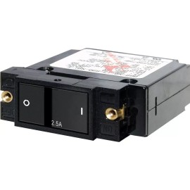 Blue Sea Systems A-Series Flat Rocker Circuit Breaker - Single Pole,