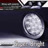 TMH 4 Inch 4 Pcs Smoked Lens White LED Round