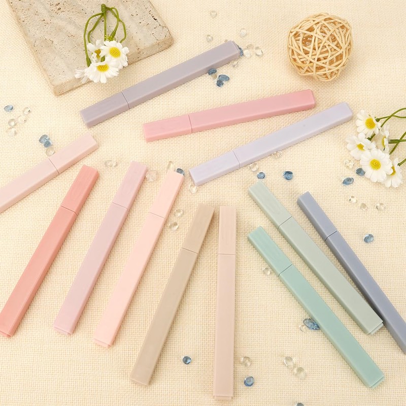 CFifHtOL Pastel Highlighter Set,12 Soft Coloured Highlighters,Gentle on Eyes &