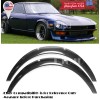 SDeelCase 1.75" Black Carbon Effect Flexible 2 Pieces Wide Arch