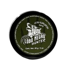 Lobo Cera modeladora para Cabello Terminado Matte Lobo Negro Hunter, 80 gr