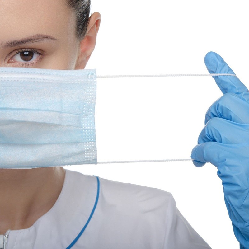 100 Pack Medical Disposable Face Masks for Protection, 3 Layers