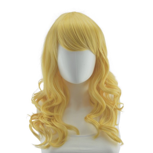 Epic Cosplay Hestia Butterscotch Blonde Curly Wig 22 Inches(08RBSB)