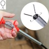 Removal of foreign substances and hair from clogged pipes, drains and sinks tongs 200cm 5ea
