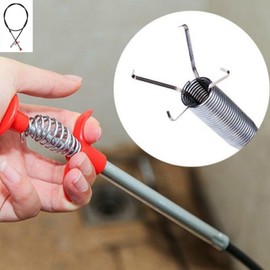 Removal of foreign substances and hair from clogged pipes, drains and sinks tongs 200cm 5ea