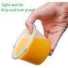 Sabco - 100pcs 2oz Clear Round Plastic Takeaway Sauce Pots