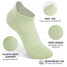 Deefly Yoga Socks for Women 3 Pairs-Pack,Breathable Non-Slip Grip Ankle Socks,Workout, Pilates, Home Fitness (US, Alpha, One Size, Regular, Regular, 3, Black+Purple+Pink)