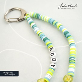 495pcs John Bead 7mm White Round Acrylic Alphabet Beads for DIY Craft Jewelry Bracelet Necklace Making