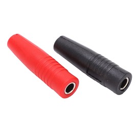 Culnflun 4mm Banana Plug Female Jack Socket Adapter， Insulated Banana Socket Jack Connector for 4mm Banana Plug Extension Adapter