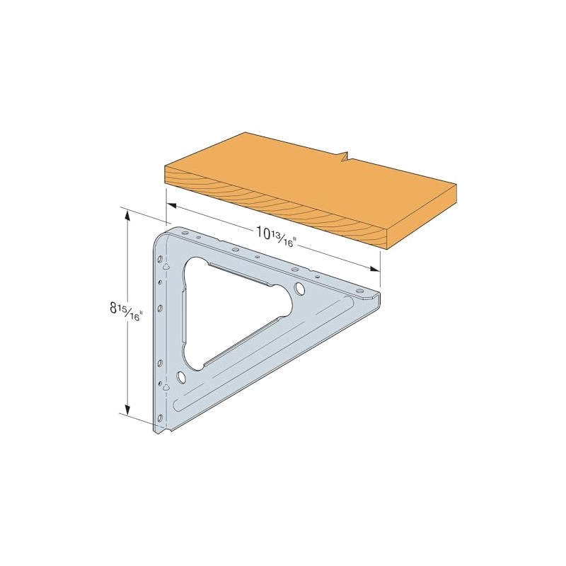 Simpson Strong-Tie SBV - 9" x 11" 16-Gauge Galvanized Shelf