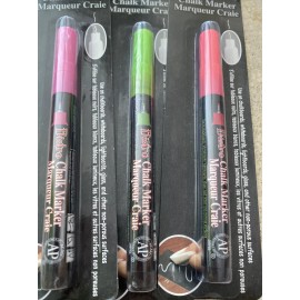 Bistro Fine Tip Chalk Marker 3pack Set -  MultiColors NEW -Bistro