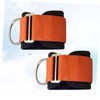 KOMBIUDA 1pair Ankle Strap Cuffs for Strength Training Fixed Support