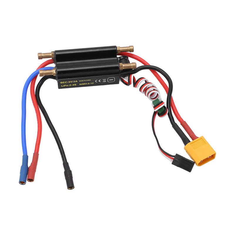 30A RC Boat Waterproof Brushless ESC 2‑4S Electric Speed Controller