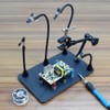 Helping Hands Magnetic Soldering Clamp with 2.16-inch Jaw Opening, Super