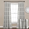 Lush Decor Nova Ruffle Window Curtain Panel Pair, 42"W x