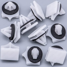 Rexka 10pcs Rocker Molding Clip for Ford W716503-S300 Fusion Lincoln MKZ