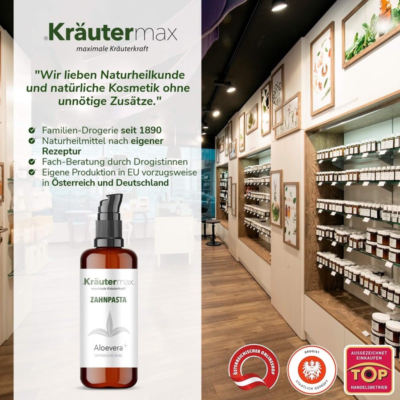 Kräutermax Aloe Vera Toothpaste 1 x 50 ml