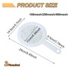 3 Pcs Fine Mesh Strainer, Plastic Sieve Nylon Ultra Fine