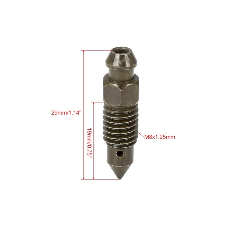F FIERCE CYCLE Metal Dark Green Motorcycle Banjo Bolts M8x1.25mm