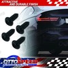 Anti-Theft License Plate Screws Fastener Kit - Rustproof Black Screws,
