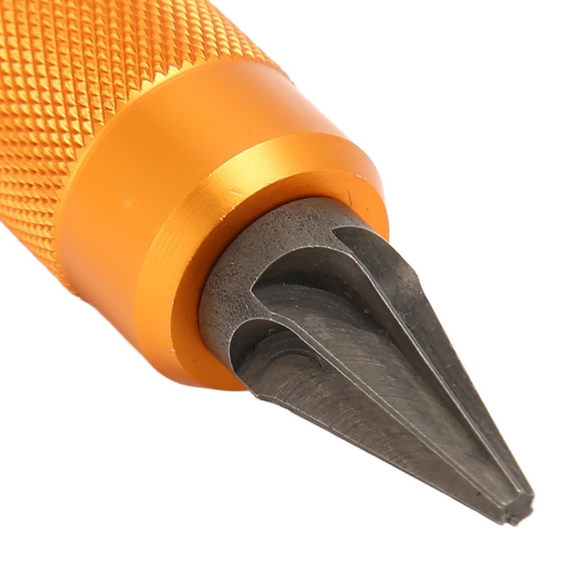 Steel Case Prep Tool with Chamfer, Deburring, Primer Crimps, Ended