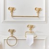 Melody Maison Metallic Gold Elephant Toilet Roll Holder 18cm x
