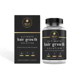 Hair Growth Supplement for Women,Thicker, Fuller, Stronger Hair. Promotes Massive Regrowth. Anti-Hair Loss Treatment, 1 Month Supply, 100% Vegan